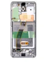 Samsung Galaxy S20 5G İle Uyumlu (Verizon Olmayan 5G UW Çerçeve) (Servis Paketi) (Bulut Beyazı) Çerçeveli ekran Orijinal Ekranı - Görsel 3