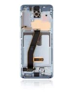 Samsung Galaxy S20 5G İle Uyumlu (Verizon Olmayan 5G UW Çerçeve) (Servis Paketi) (Bulut Mavisi) Çerçeveli ekran Orijinal Ekranı - Görsel 2