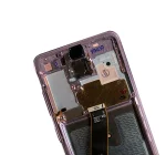Samsung Galaxy S20 5G İle Uyumlu (Verizon Olmayan 5G UW Çerçeve) (Servis Paketi) (Bulut Pembesi) Çerçeveli ekran Orijinal Ekranı - Görsel 3