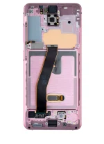 Samsung Galaxy S20 5G İle Uyumlu (Verizon Olmayan 5G UW Çerçeve) (Servis Paketi) (Bulut Pembesi) Çerçeveli ekran Orijinal Ekranı - Görsel 6
