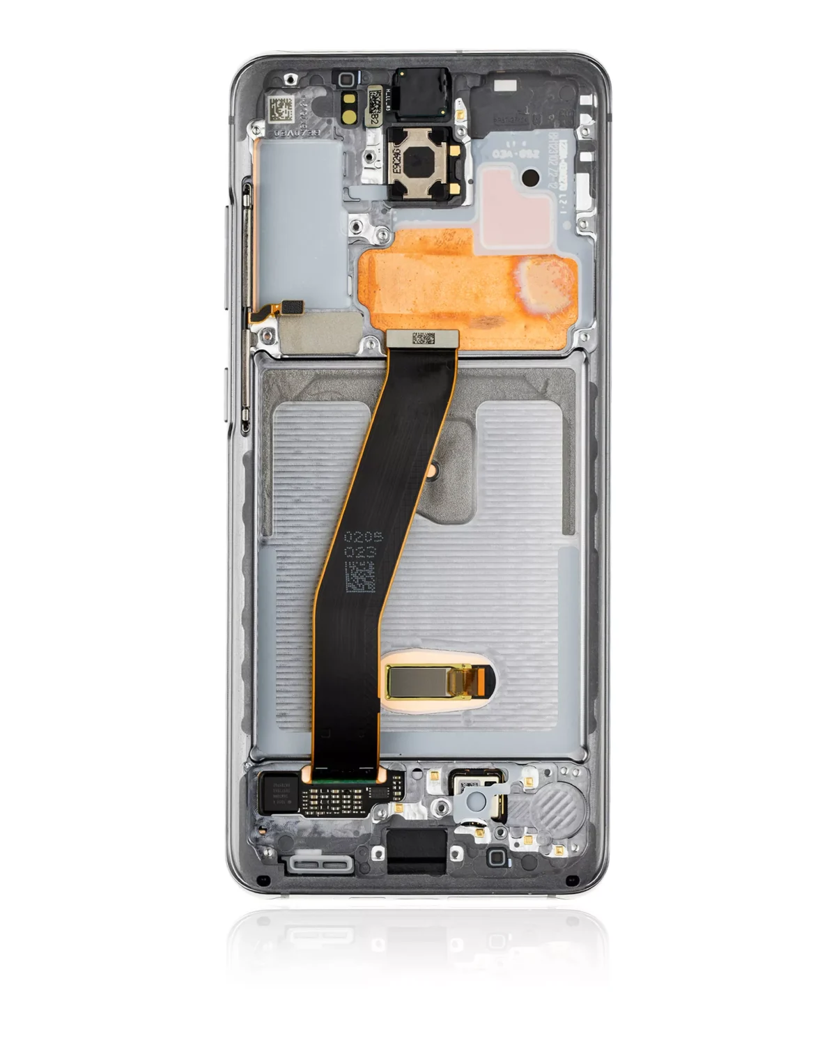 Samsung Galaxy S20 5G İle Uyumlu (Verizon Olmayan 5G UW Çerçeve) (Servis Paketi) (Kozmik Gri) Çerçeveli ekran Orijinal Ekranı - Görsel 2