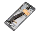 Samsung Galaxy S20 5G İle Uyumlu (Verizon Olmayan 5G UW Çerçeve) (Servis Paketi) (Kozmik Gri) Çerçeveli ekran Orijinal Ekranı - Görsel 9