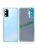 Samsung Galaxy S20 Arka İle Uyumlu Kapak Camı Kamera Lensiyle Uyumlu (Servis Paketi) (Bulut Mavisi) - Görsel 4