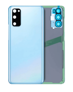 Samsung Galaxy S20 Arka İle Uyumlu Kapak Camı Kamera Lensiyle Uyumlu (Servis Paketi) (Bulut Mavisi) - Görsel 9