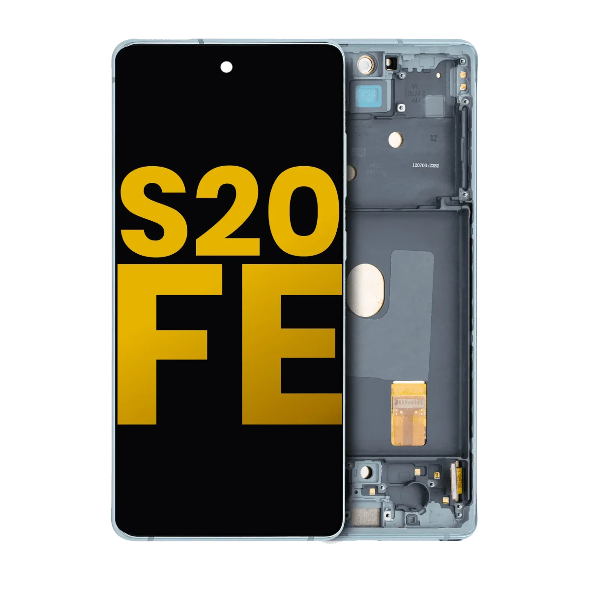 Samsung Galaxy S20 FE İle Uyumlu 4G 5G Orijinal Çerçeveli ekran Orijinal Ekranı (Cloud Mint) - Görsel 2
