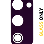 Samsung Galaxy S20 FE İle Uyumlu 4G Arka Kamera Lensi (Sadece Cam) Yapışkanlı 5G (Bulut Lavanta)