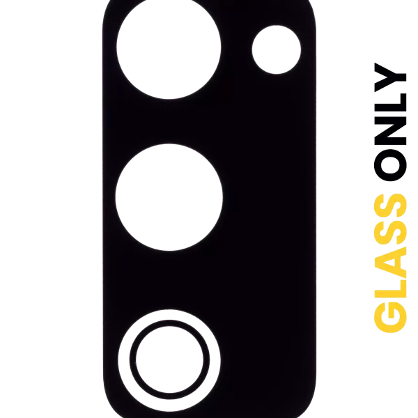 Samsung Galaxy S20 FE İle Uyumlu 4G Arka Kamera Lensi (Sadece Cam) Yapışkanlı 5G (Siyah)