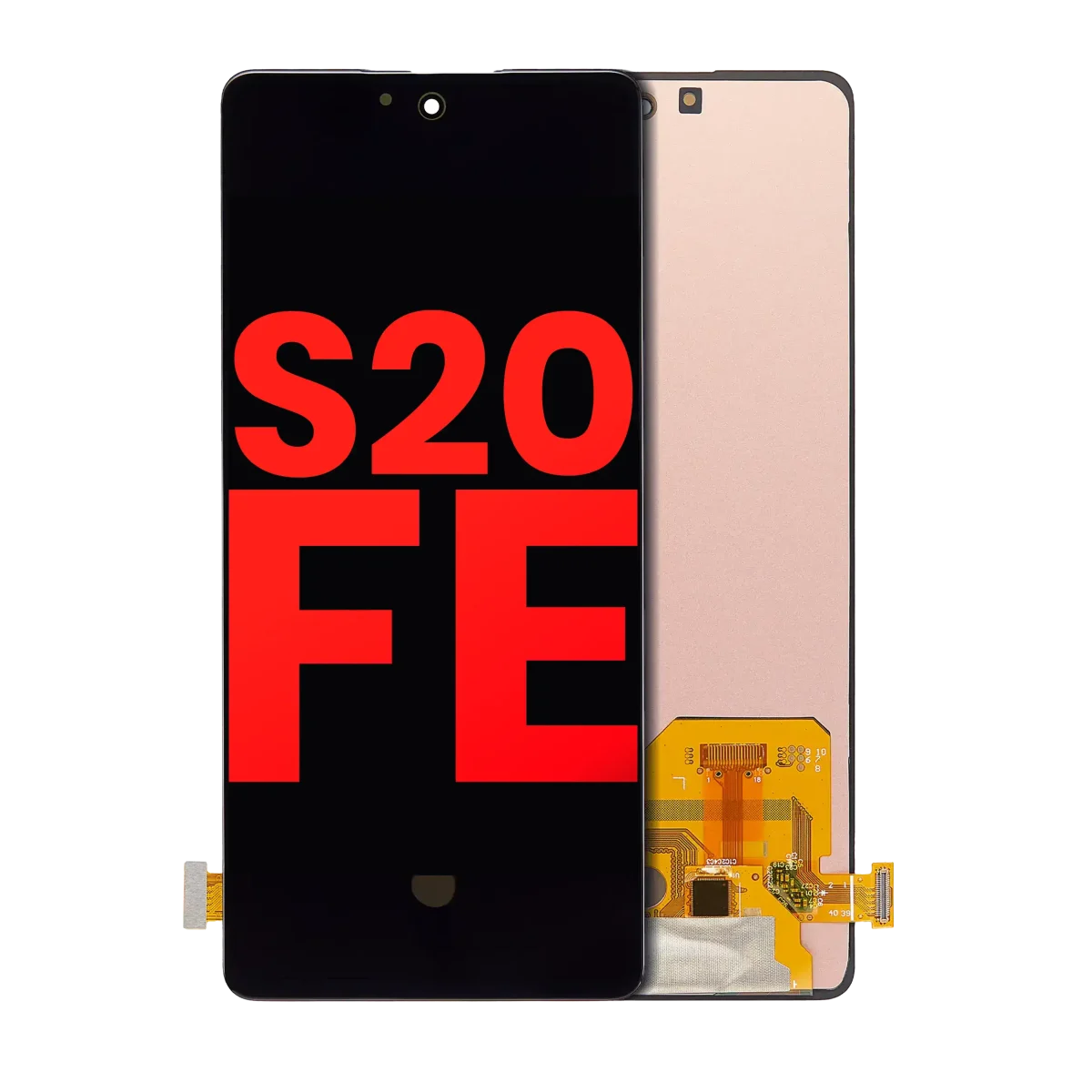 Samsung Galaxy S20 FE İle Uyumlu 4G Çerçevesiz ekran Orijinal Ekranı 5G (Aftermarket Plus) (Tüm Renkler)
