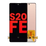 Samsung Galaxy S20 FE İle Uyumlu 4G Çerçevesiz ekran Orijinal Ekranı 5G (Aftermarket Plus) (Tüm Renkler)