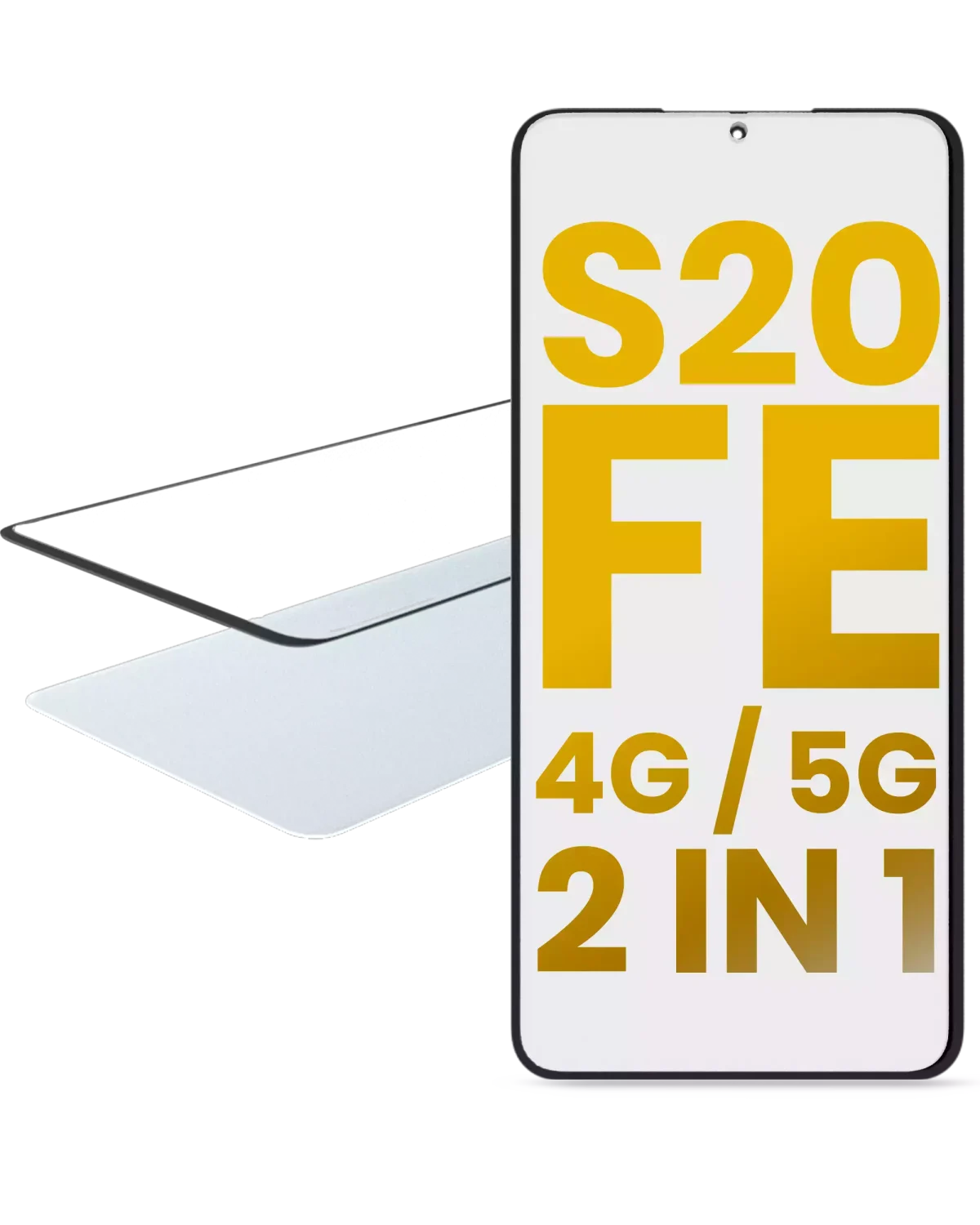 Samsung Galaxy S20 FE İle Uyumlu 4G OCA Önceden Kurulu 2'si 1 Arada Ön Cam 5G - Görsel 6
