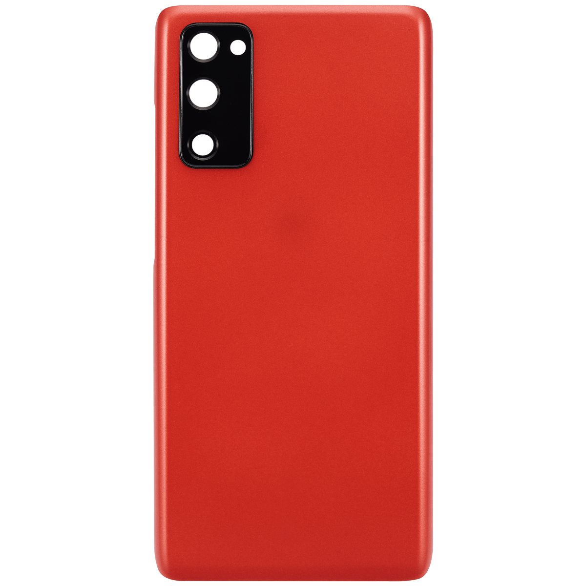 Samsung Galaxy S20 FE İle Uyumlu 5G Arka Kapak Cam Kamera Lensli (Aftermarket Plus) (Bulut Kırmızısı) - Görsel 3