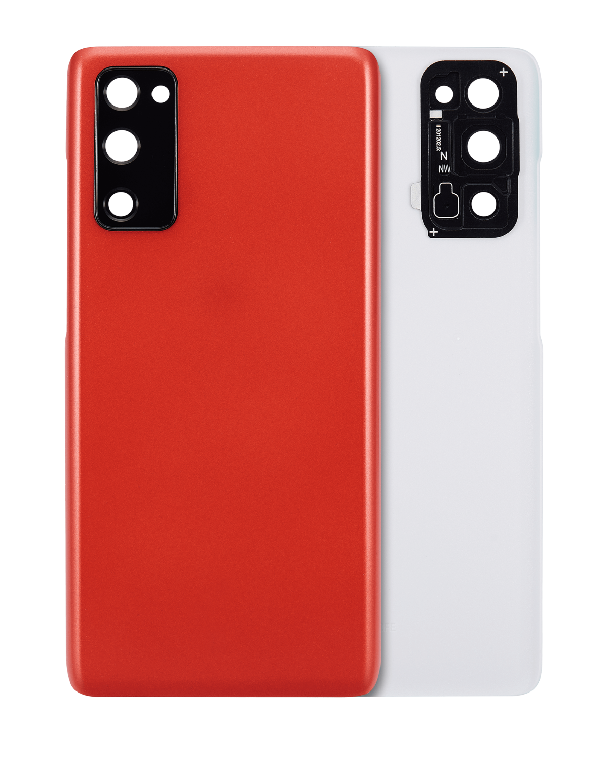 Samsung Galaxy S20 FE İle Uyumlu 5G Arka Kapak Cam Kamera Lensli (Aftermarket Plus) (Bulut Kırmızısı) - Görsel 7