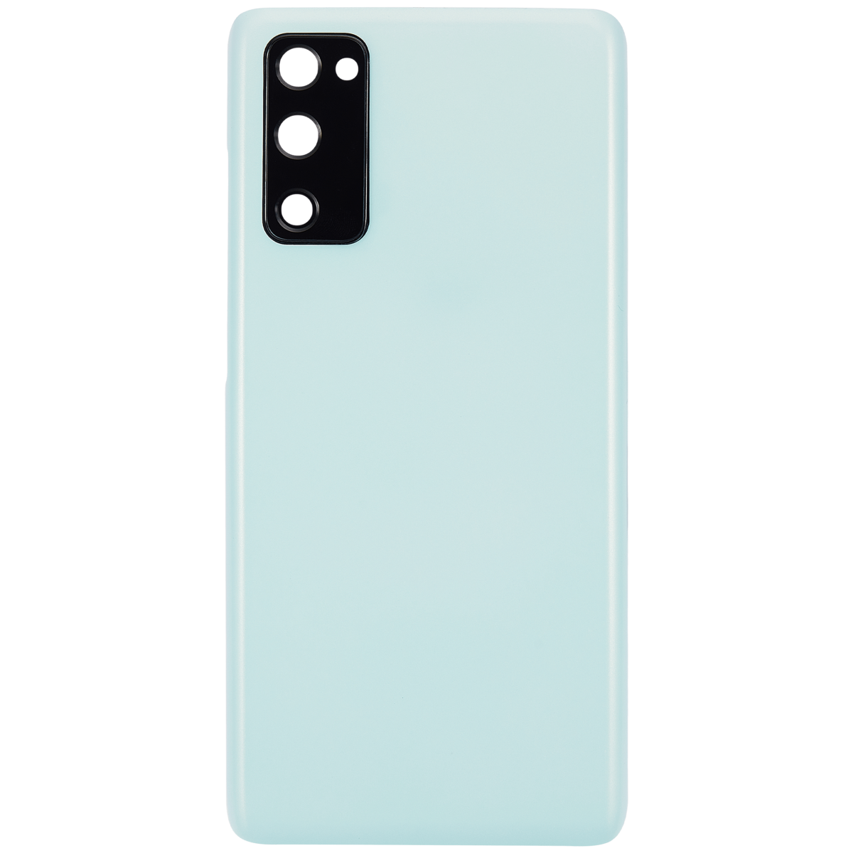 Samsung Galaxy S20 FE İle Uyumlu 5G Arka Kapak Cam Kamera Lensli (Aftermarket Plus) (Cloud Mint) - Görsel 3
