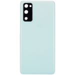 Samsung Galaxy S20 FE İle Uyumlu 5G Arka Kapak Cam Kamera Lensli (Aftermarket Plus) (Cloud Mint) - Görsel 3