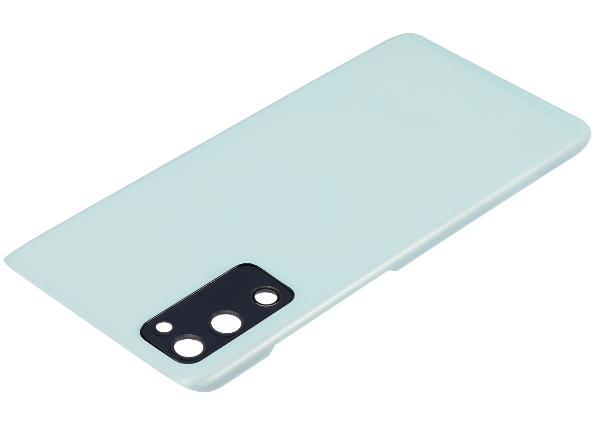 Samsung Galaxy S20 FE İle Uyumlu 5G Arka Kapak Cam Kamera Lensli (Aftermarket Plus) (Cloud Mint) - Görsel 5
