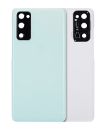 Samsung Galaxy S20 FE İle Uyumlu 5G Arka Kapak Cam Kamera Lensli (Aftermarket Plus) (Cloud Mint) - Görsel 7