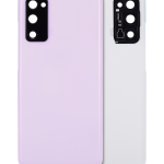 Samsung Galaxy S20 FE İle Uyumlu 5G Arka Kapak Camı Kamera Lensi (Aftermarket Plus) (Bulut Lavanta)