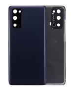 Samsung Galaxy S20 FE İle Uyumlu 5G Arka Kapak Camı Kamera Lensi (Aftermarket Plus) (Cloud Navy)
