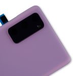 Samsung Galaxy S20 FE İle Uyumlu Arka Kapak Camı Kamera Lensiyle (Servis Paketi) (Bulut Lavanta) - Görsel 4