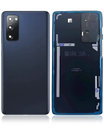 Samsung Galaxy S20 FE İle Uyumlu Arka Kapak Camı Kamera Lensiyle Uyumlu (Servis Paketi) (Bulut Donanması) - Görsel 2