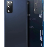 Samsung Galaxy S20 FE İle Uyumlu Arka Kapak Camı Kamera Lensiyle Uyumlu (Servis Paketi) (Bulut Donanması)