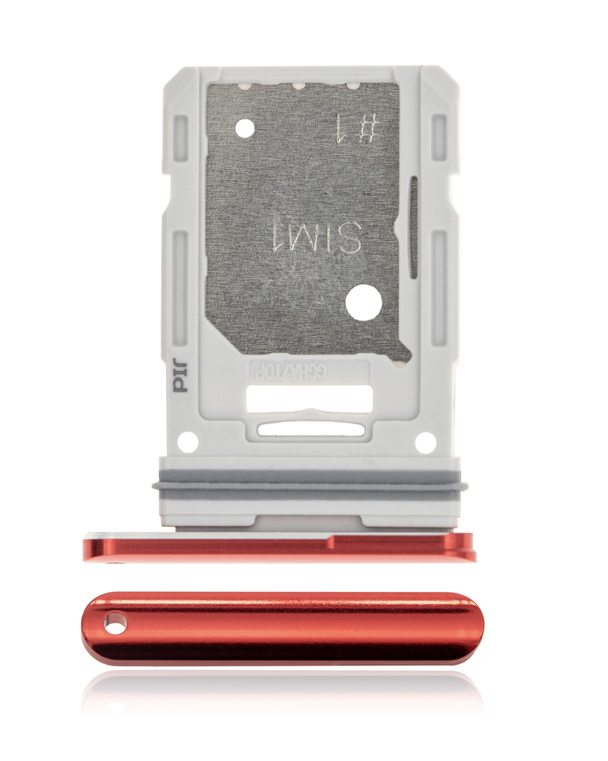 Samsung Galaxy S20 FE İle Uyumlu Çift Sim Kart Tepsisi (Bulut Kırmızısı)
