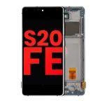 Samsung Galaxy S20 FE İle Uyumlu İçin Çerçeveli ekran 4G 5G (Aftermarket Plus) (Bulut Beyazı)  Orijinal Ekranı - Görsel 3