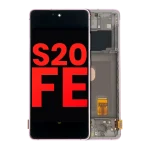 Samsung Galaxy S20 FE İle Uyumlu İçin Çerçeveli ekran 4G 5G (Aftermarket Plus) (Cloud Lavender)  Orijinal Ekranı