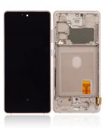 Samsung Galaxy S20 FE İle Uyumlu İçin Çerçeveli ekran 4G 5G (Aftermarket Plus) (Cloud Orange)  Orijinal Ekranı - Görsel 2