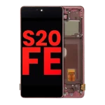 Samsung Galaxy S20 FE İle Uyumlu İçin Çerçeveli ekran 4G 5G (Aftermarket Plus) (Cloud Red)  Orijinal Ekranı - Görsel 3