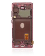 Samsung Galaxy S20 FE İle Uyumlu İçin Çerçeveli ekran 4G 5G (Aftermarket Plus) (Cloud Red)  Orijinal Ekranı - Görsel 5