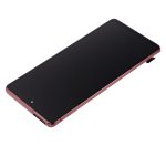 Samsung Galaxy S20 FE İle Uyumlu İçin Çerçeveli ekran 4G 5G (Aftermarket Plus) (Cloud Red)  Orijinal Ekranı - Görsel 6