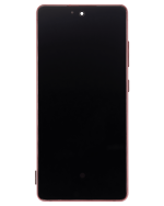 Samsung Galaxy S20 FE İle Uyumlu İçin Çerçeveli ekran 4G 5G Orijinal (Bulut Kırmızısı)  Orijinal Ekranı - Görsel 3
