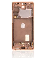 Samsung Galaxy S20 FE İle Uyumlu İçin Çerçeveli ekran 4G 5G Orijinal (Bulut Turuncusu)  Orijinal Ekranı - Görsel 4