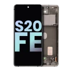Samsung Galaxy S20 FE İle Uyumlu İçin Çerçeveli ekran 4G 5G (Service Pack) (Bulut Beyazı)  Orijinal Ekranı - Görsel 2