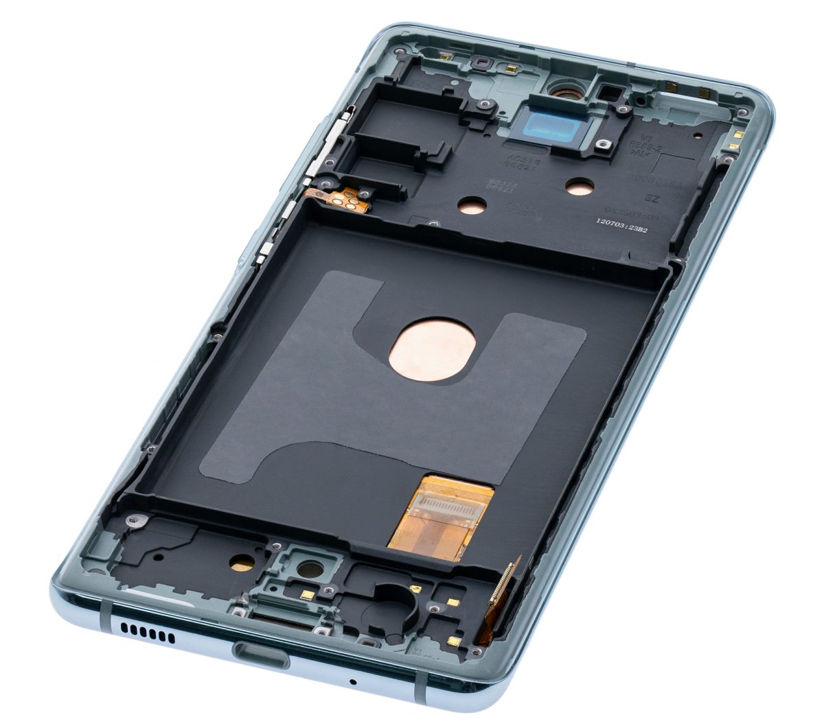 Samsung Galaxy S20 FE İle Uyumlu İçin Çerçeveli ekran 4G 5G (Service Pack) (Cloud Mint)  Orijinal Ekranı - Görsel 7