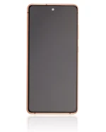 Samsung Galaxy S20 FE İle Uyumlu İçin Çerçeveli ekran 4G 5G (Service Pack) (Cloud Orange)  Orijinal Ekranı Uyumlu - Görsel 4