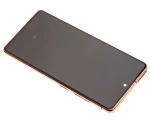 Samsung Galaxy S20 FE İle Uyumlu İçin Çerçeveli ekran 4G 5G (Service Pack) (Cloud Orange)  Orijinal Ekranı Uyumlu - Görsel 5