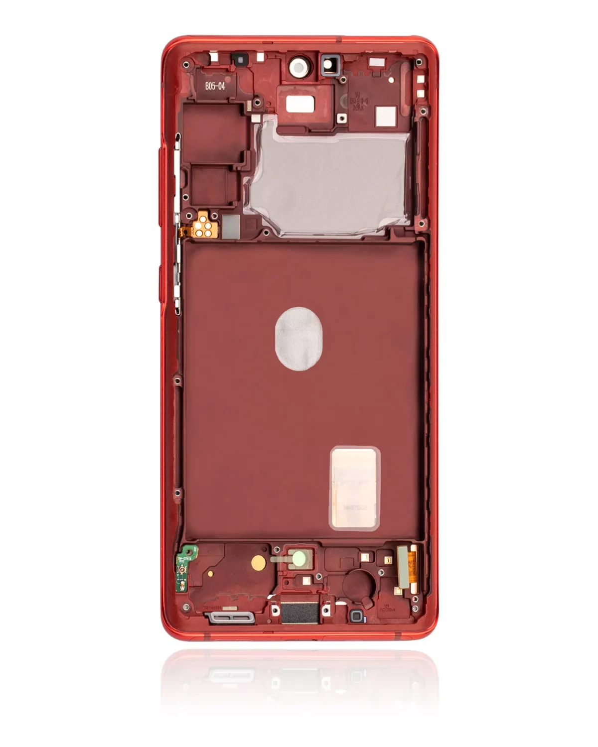 Samsung Galaxy S20 FE İle Uyumlu İçin Çerçeveli ekran 4G 5G (Service Pack) (Cloud Red)  Orijinal Ekranı Uyumlu - Görsel 3