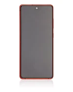 Samsung Galaxy S20 FE İle Uyumlu İçin Çerçeveli ekran 4G 5G (Service Pack) (Cloud Red)  Orijinal Ekranı Uyumlu - Görsel 4