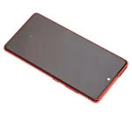 Samsung Galaxy S20 FE İle Uyumlu İçin Çerçeveli ekran 4G 5G (Service Pack) (Cloud Red)  Orijinal Ekranı Uyumlu - Görsel 5