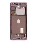 Samsung Galaxy S20 FE İle Uyumlu İçin Çerçeveli ekran 4G 5G (Servis Paketi) (Bulut Lavanta)  Orijinal Ekranı - Görsel 3