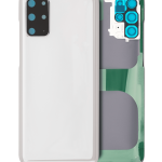 Samsung Galaxy S20 Plus İle Uyumlu 5G Arka Kapak Camı Kamera Lensli  (Bulut Beyazı)