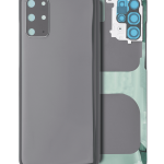 Samsung Galaxy S20 Plus İle Uyumlu 5G Arka Kapak Camı Kamera Lensli  (Kozmik Gri)