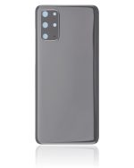 Samsung Galaxy S20 Plus İle Uyumlu 5G Arka Kapak Camı Kamera Lensli  (Kozmik Gri) - Görsel 3