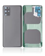 Samsung Galaxy S20 Plus İle Uyumlu 5G Arka Kapak Camı Kamera Lensli  (Kozmik Gri) - Görsel 5