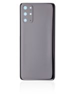 Samsung Galaxy S20 Plus İle Uyumlu 5G Arka Kapak Camı Kamera Lensli  (Kozmik Siyah) - Görsel 3