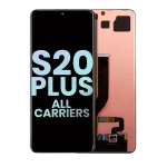 Samsung Galaxy S20 Plus İle Uyumlu 5G Çerçevesiz ekran Orijinal Ekranı (Tüm Operatörlerle Uyumlu) (Servis Paketi) (Tüm Renkler)