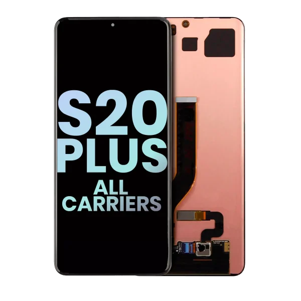 Samsung Galaxy S20 Plus İle Uyumlu 5G Çerçevesiz ekran Orijinal Ekranı (Tüm Operatörlerle Uyumlu) (Servis Paketi) (Tüm Renkler)