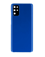 Samsung Galaxy S20 Plus İle Uyumlu Arka Kapak Camı Kamera Lensiyle Uyumlu (Servis Paketi) (Aura Mavi) - Görsel 2